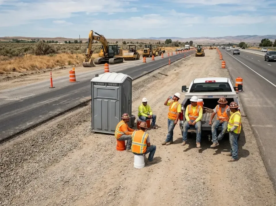 highway-road-construction-crew-007 — frequently asked questions, Porta Potty and Restroom Rentals in Lindsborg, KS